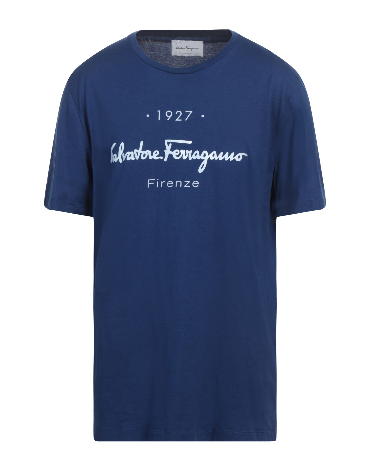 FERRAGAMO T-shirts Herren Blau von FERRAGAMO