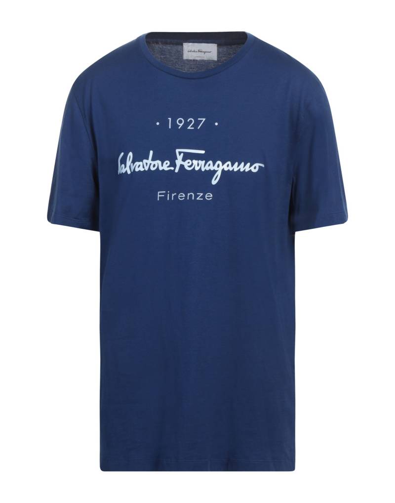 FERRAGAMO T-shirts Herren Blau von FERRAGAMO