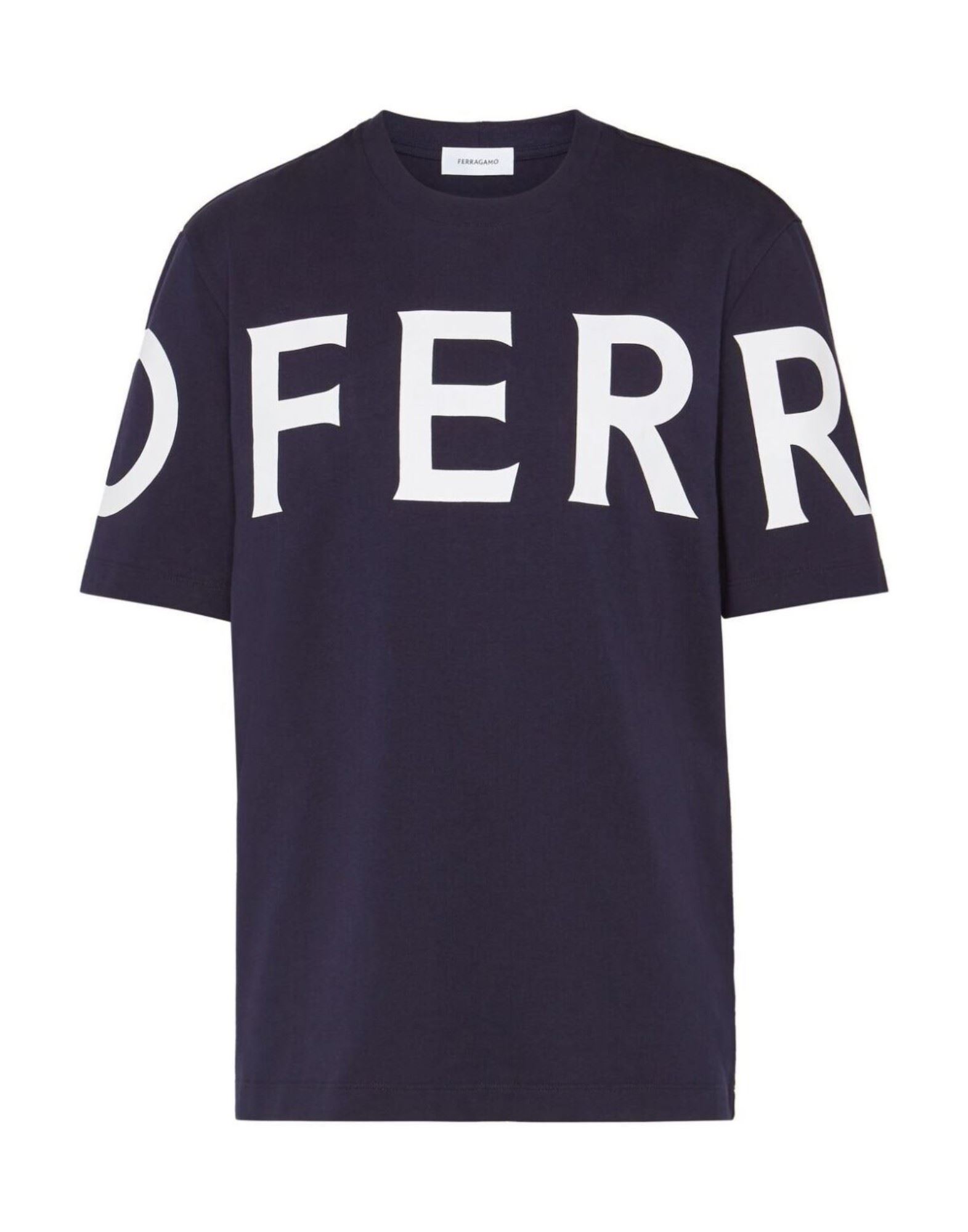 FERRAGAMO T-shirts Herren Marineblau von FERRAGAMO