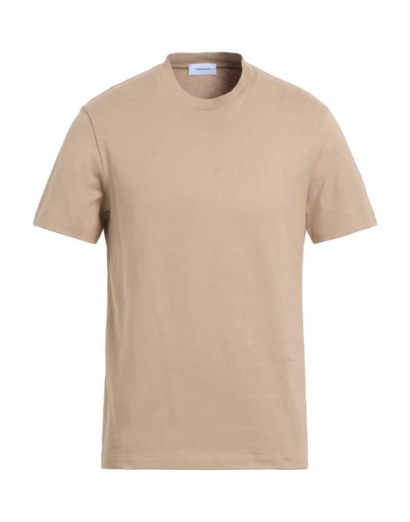 FERRAGAMO T-shirts Herren Sand von FERRAGAMO