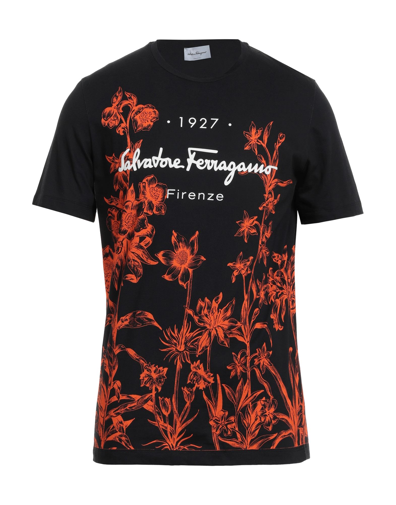 FERRAGAMO T-shirts Herren Schwarz von FERRAGAMO