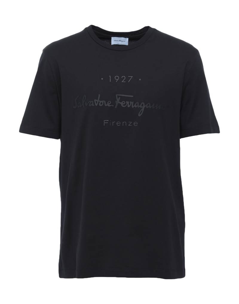 FERRAGAMO T-shirts Herren Schwarz von FERRAGAMO