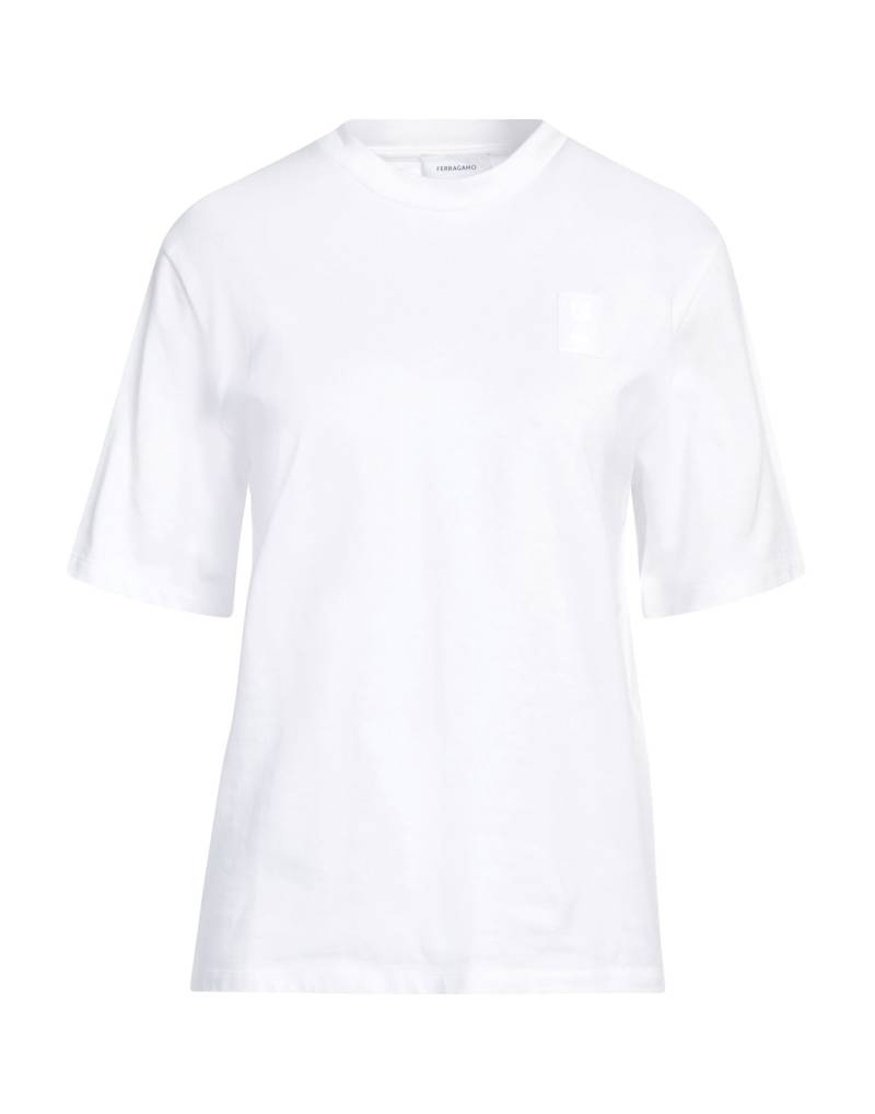 FERRAGAMO T-shirts Herren Weiß von FERRAGAMO