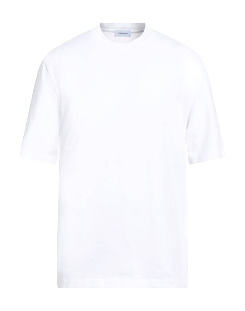 FERRAGAMO T-shirts Herren Weiß von FERRAGAMO