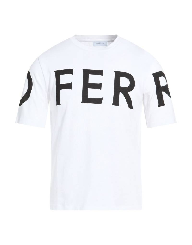 FERRAGAMO T-shirts Herren Weiß von FERRAGAMO