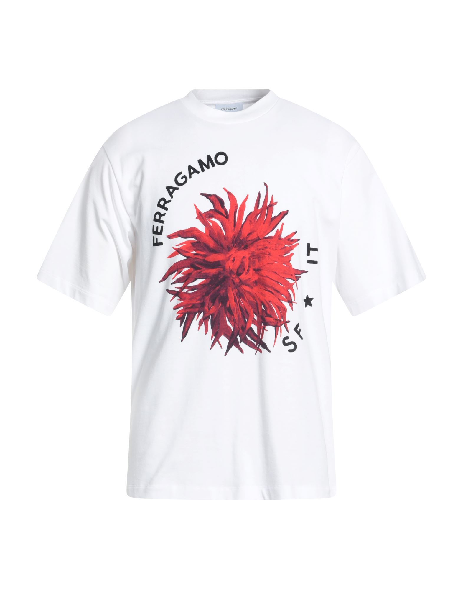FERRAGAMO T-shirts Herren Weiß von FERRAGAMO