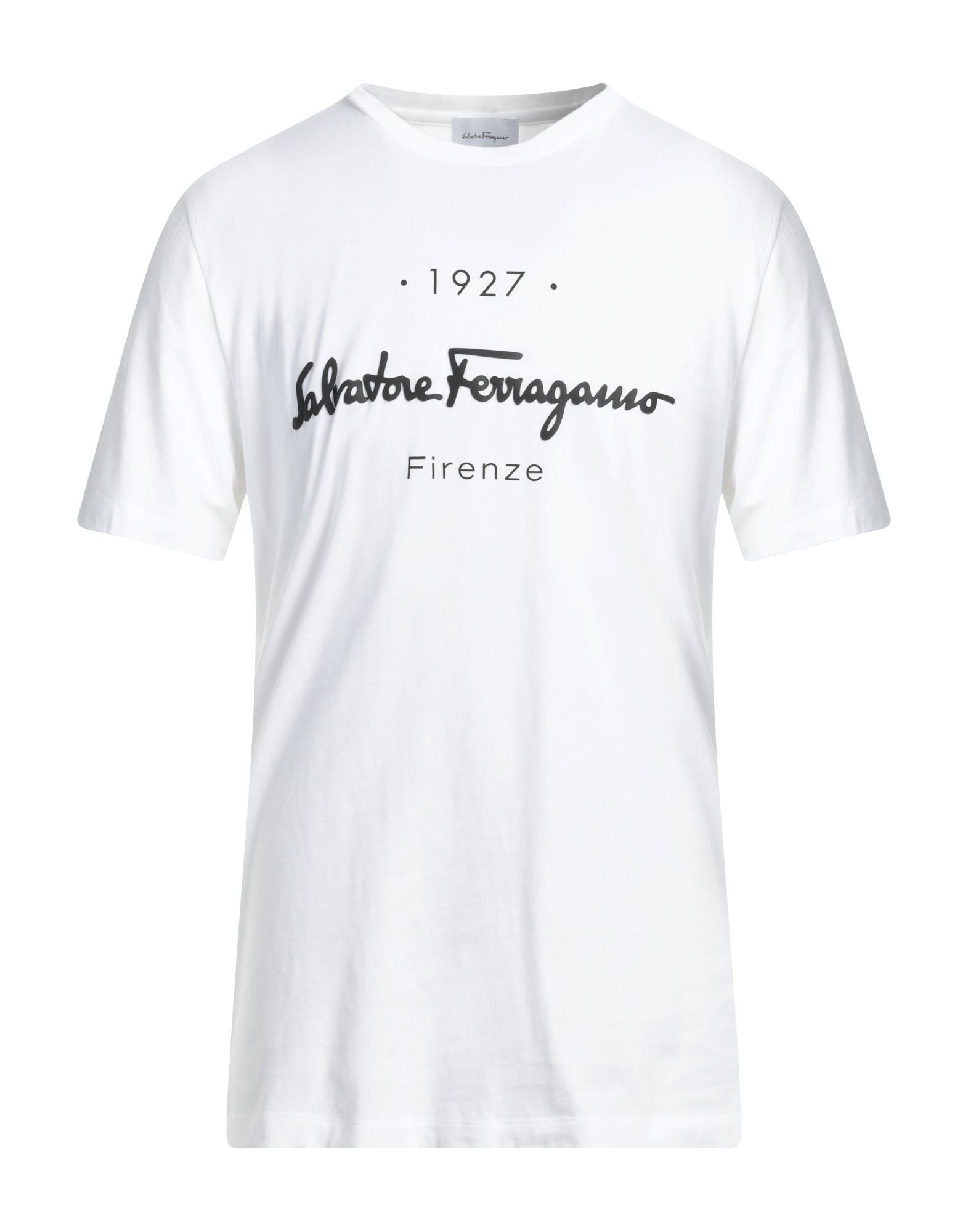 FERRAGAMO T-shirts Herren Weiß von FERRAGAMO