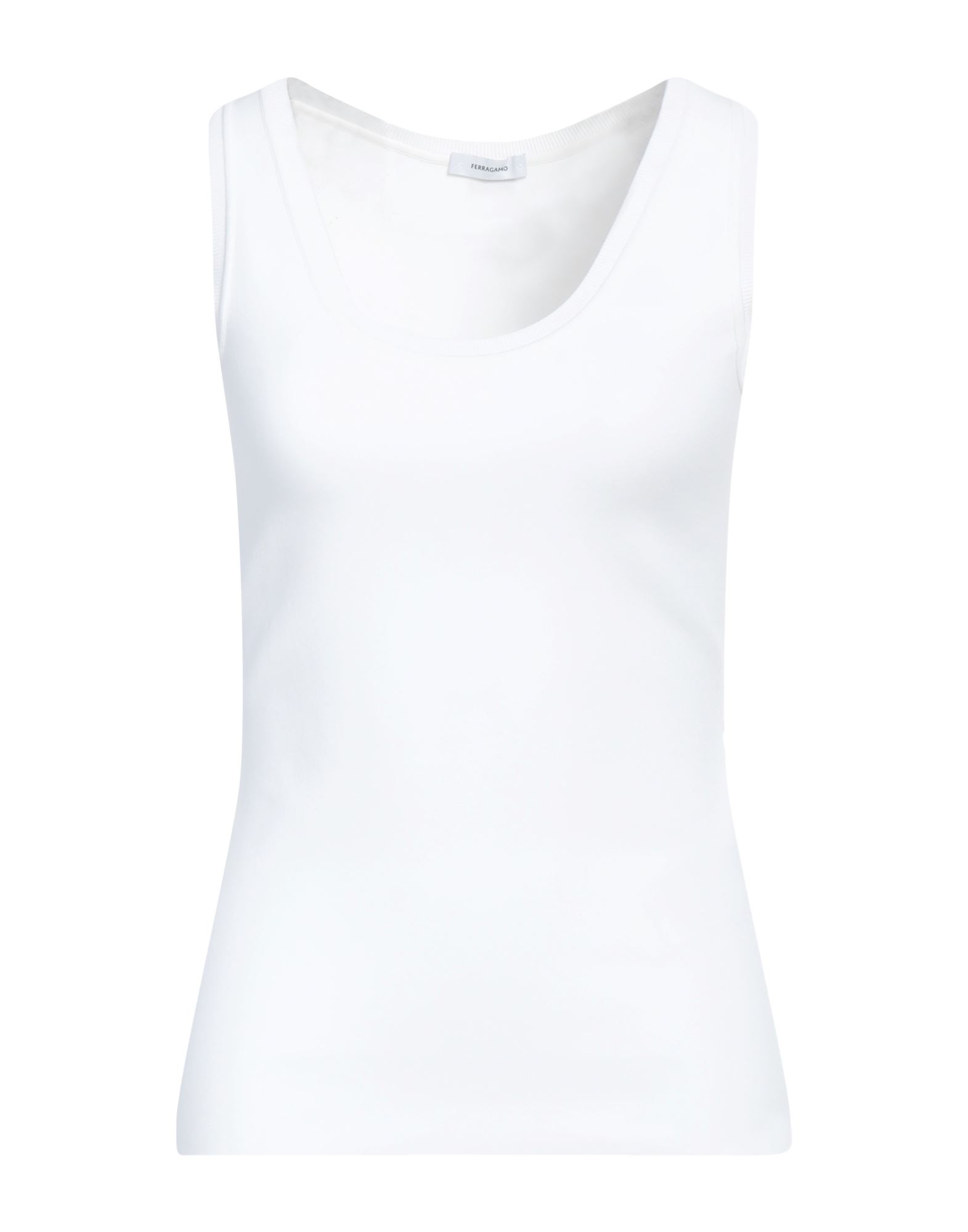 FERRAGAMO Tank Top Damen Weiß von FERRAGAMO