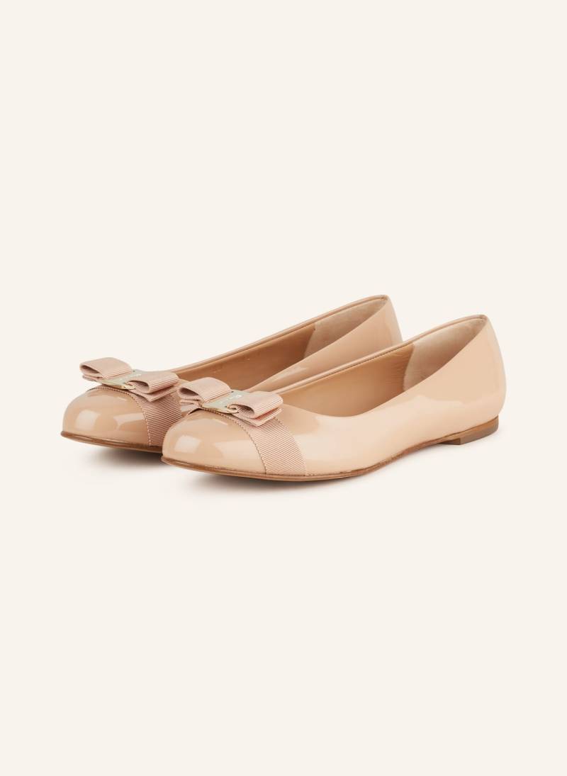 Ferragamo Ballerinas Varina beige von FERRAGAMO