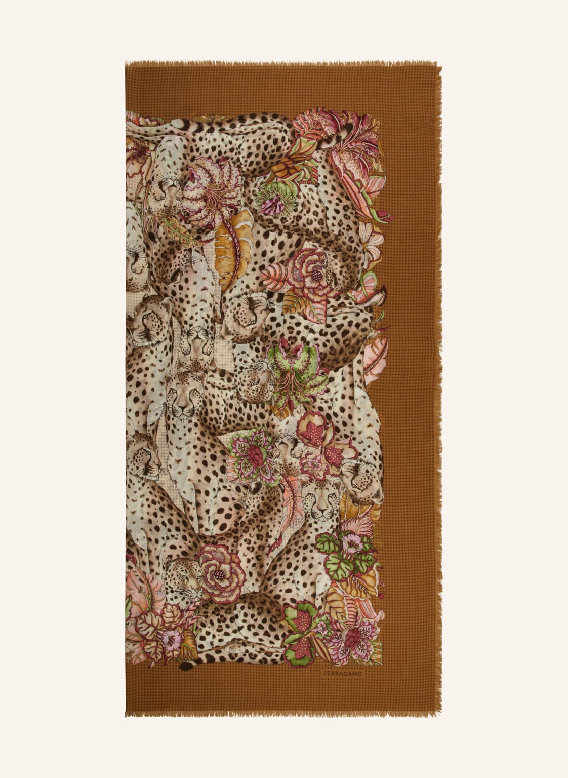 Ferragamo Cashmere-Tuch braun von FERRAGAMO