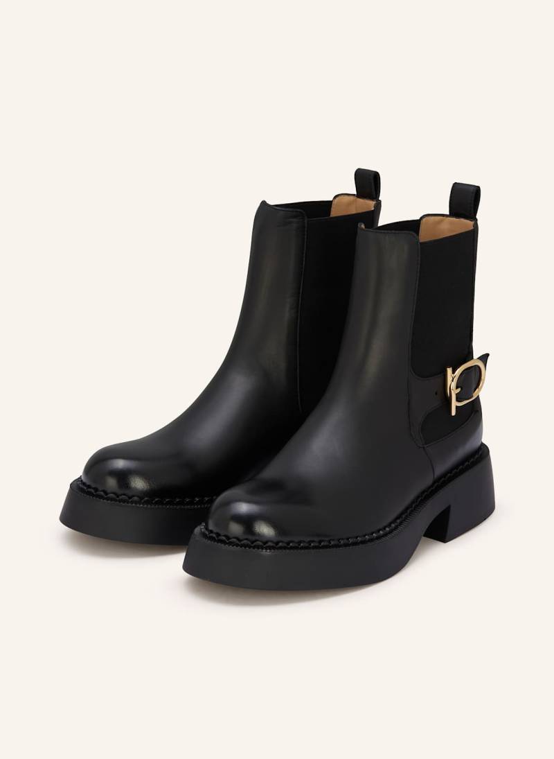 Ferragamo Chelsea-Boots Tia schwarz von FERRAGAMO