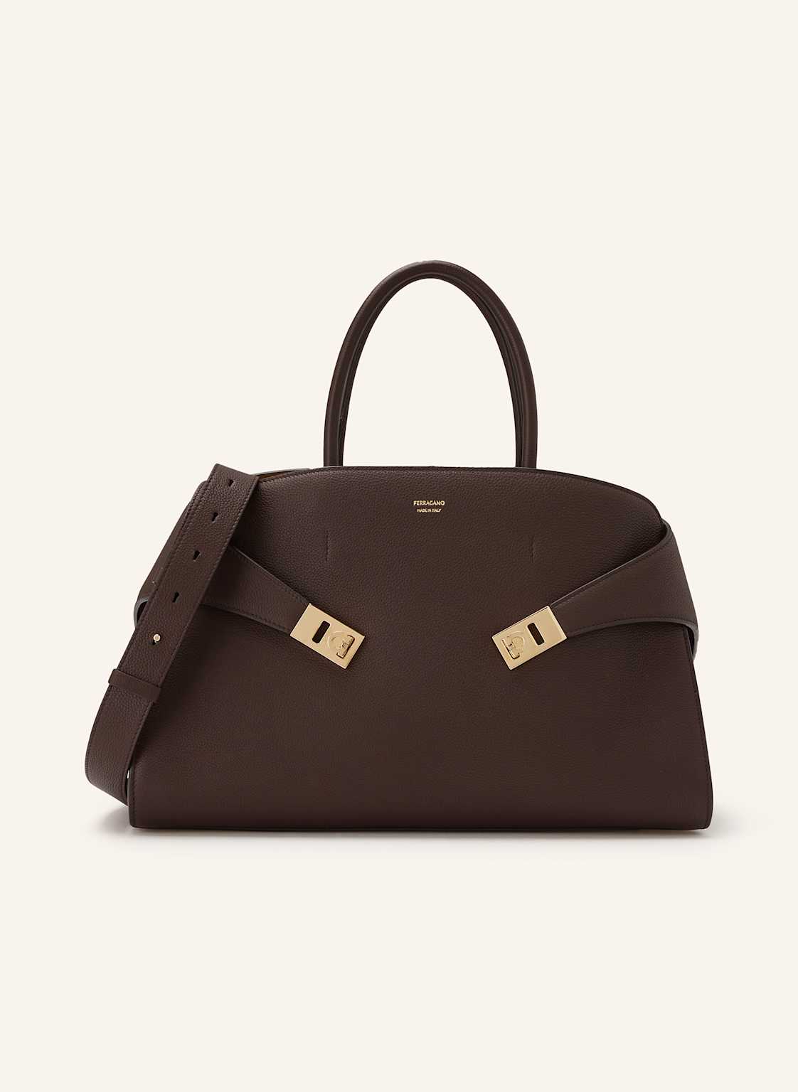 Ferragamo Handtasche Hug Large braun Ferragamo Handtasche Hug Large braun von FERRAGAMO