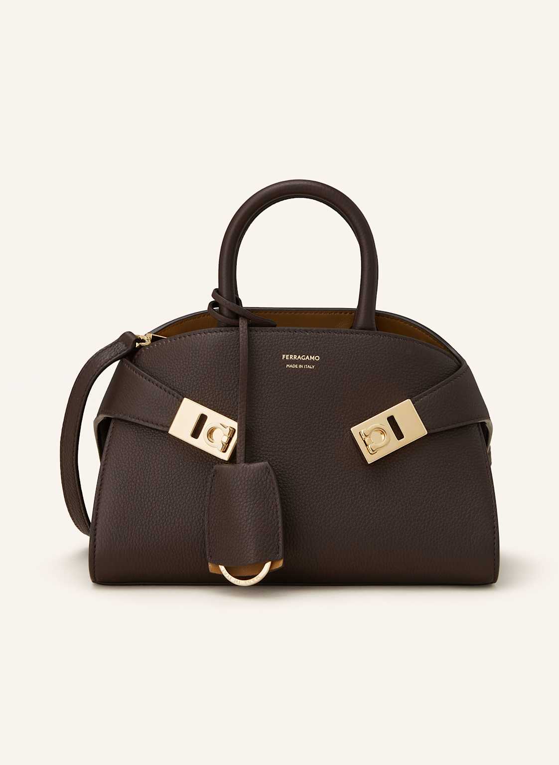 Ferragamo Handtasche Hug Mini braun Ferragamo Handtasche Hug Mini braun von FERRAGAMO