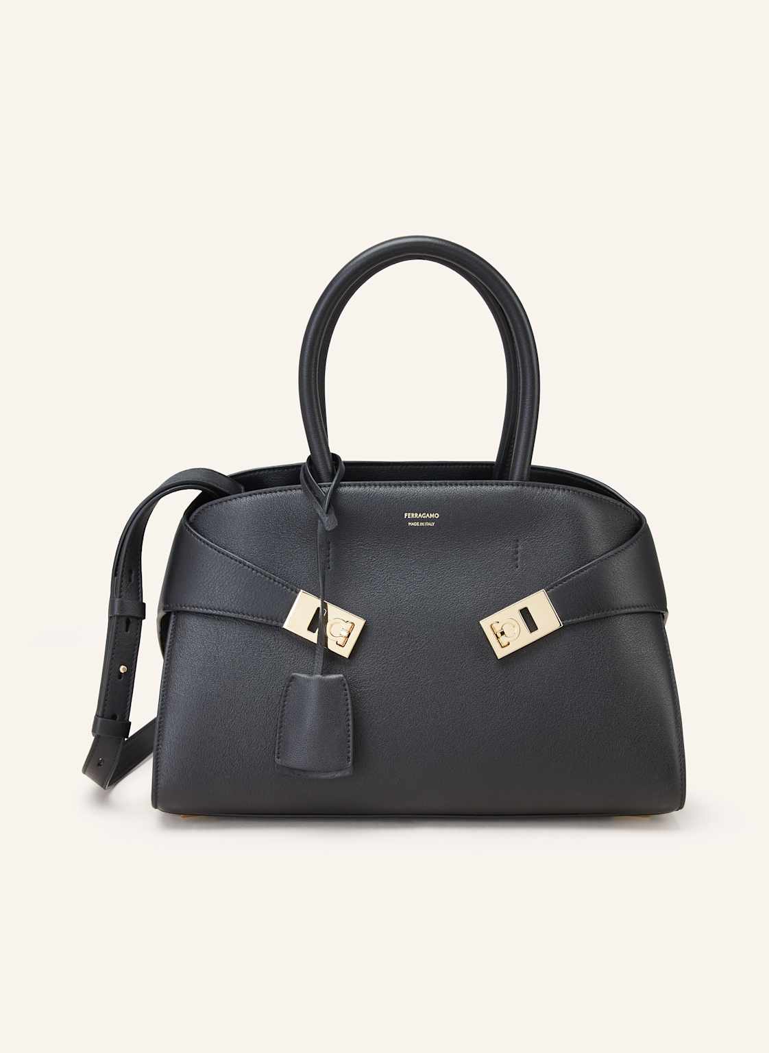 Ferragamo Handtasche Hug Small schwarz Ferragamo Handtasche Hug Small schwarz von FERRAGAMO