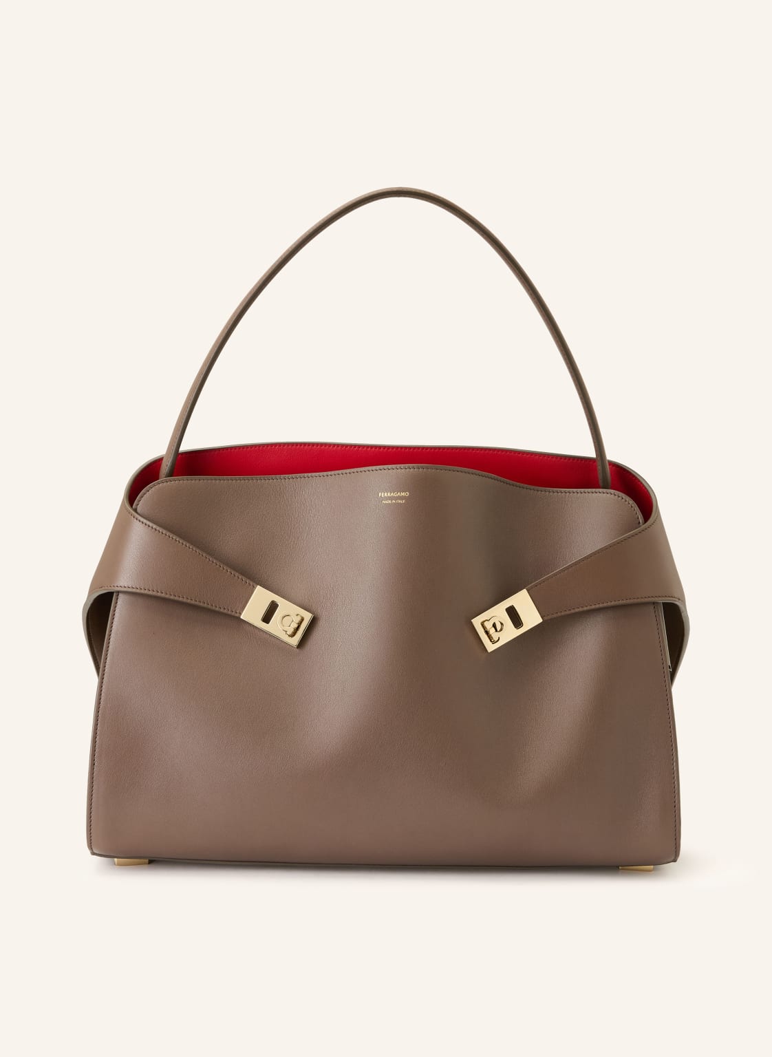Ferragamo Handtasche Hug Soft beige von FERRAGAMO