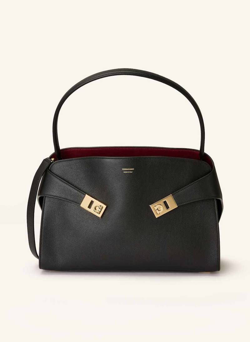 Ferragamo Handtasche Hug schwarz von FERRAGAMO