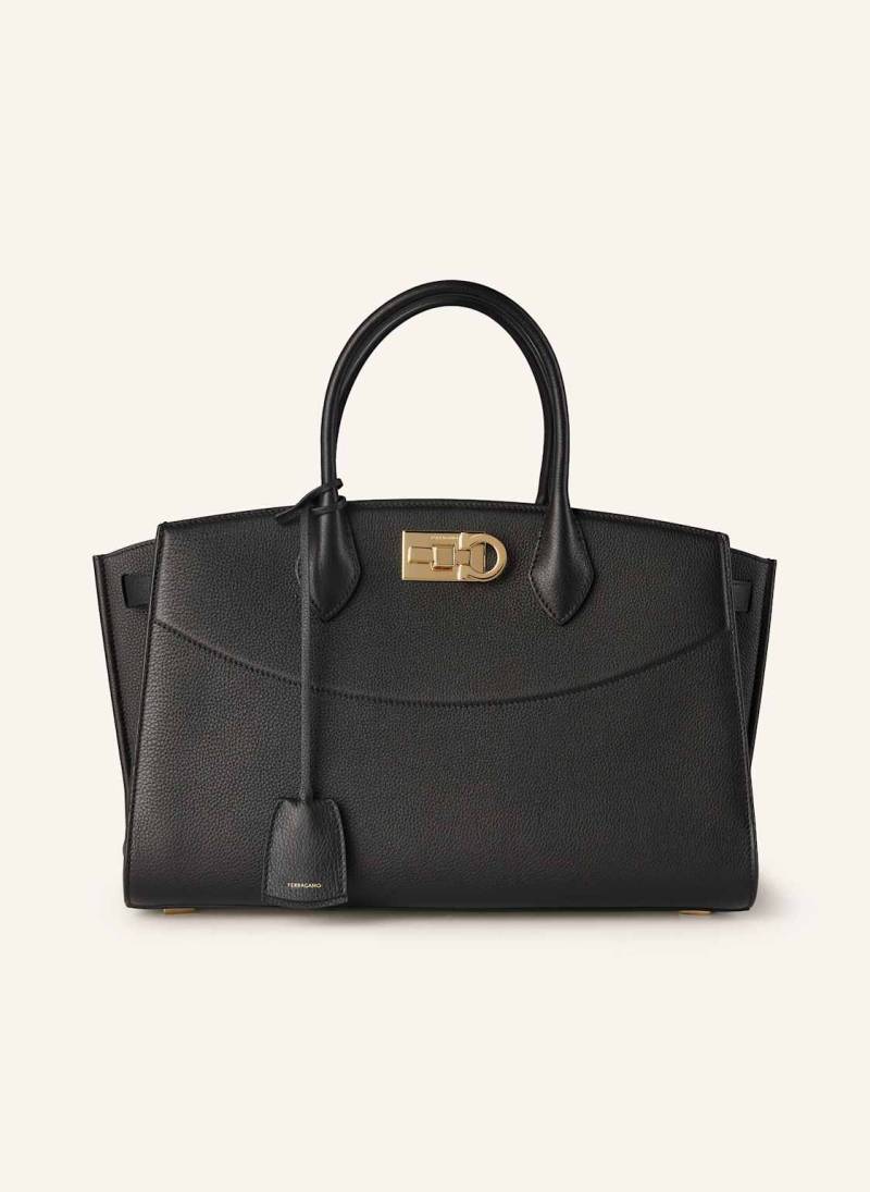 Ferragamo Handtasche The New Studio Soft Large schwarz von FERRAGAMO
