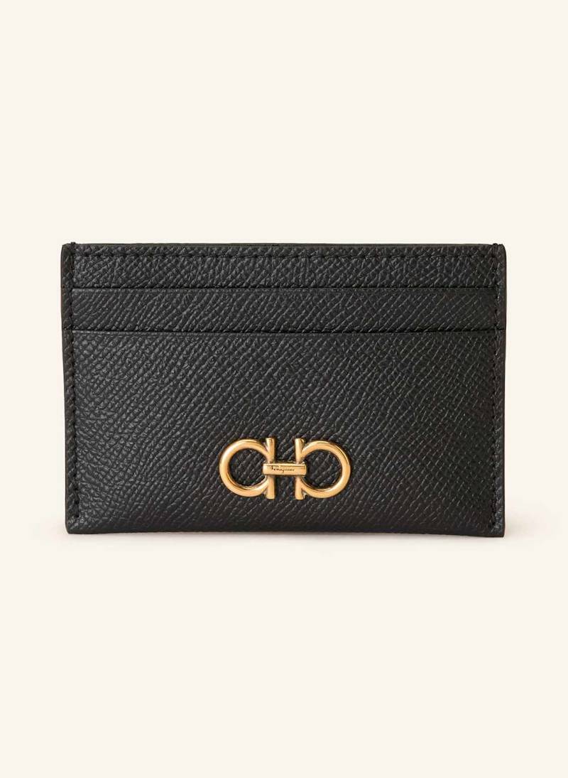 Ferragamo Kartenetui Gancini schwarz von FERRAGAMO