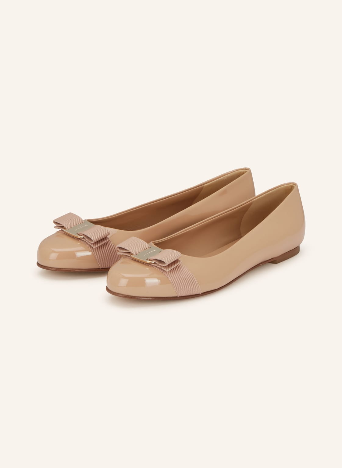 Ferragamo Lackballerinas Varina rosa von FERRAGAMO