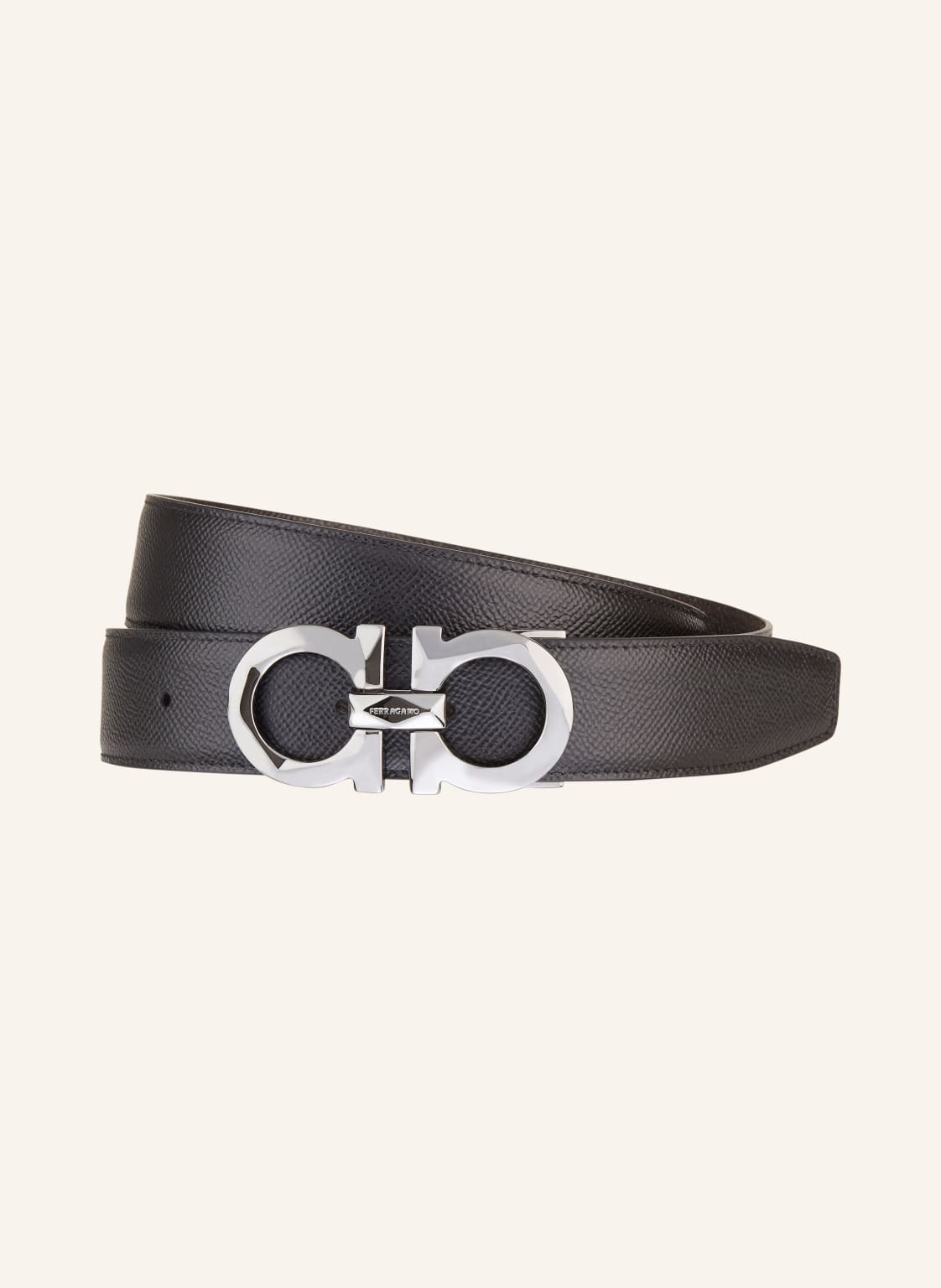 Ferragamo Ledergürtel schwarz Ferragamo Ledergürtel schwarz von FERRAGAMO
