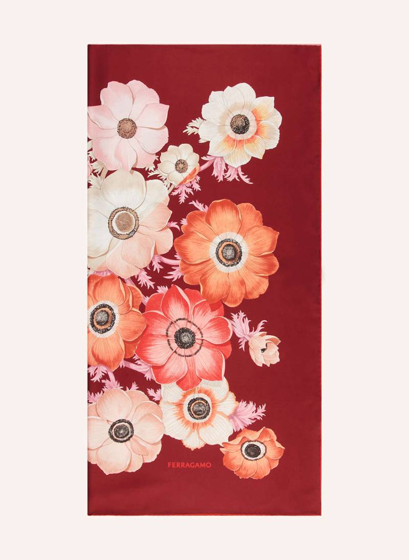 Ferragamo Seidentuch Anemoni rot von FERRAGAMO