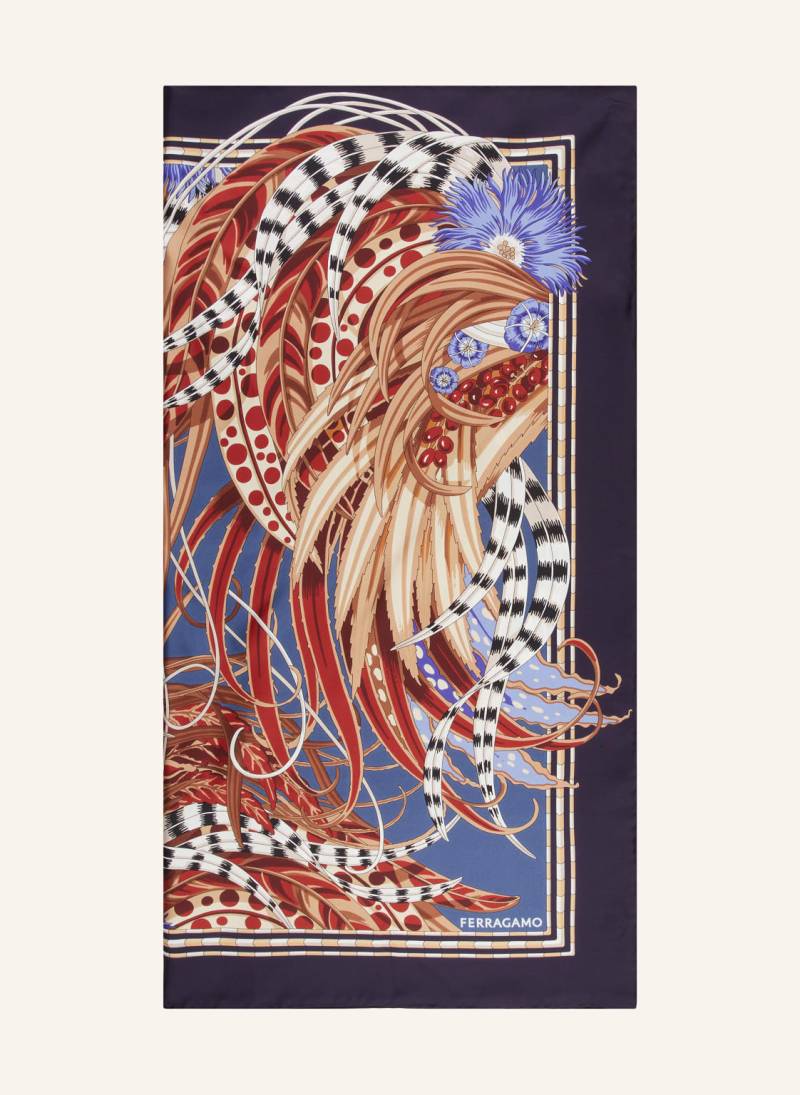 Ferragamo Seidentuch blau von FERRAGAMO
