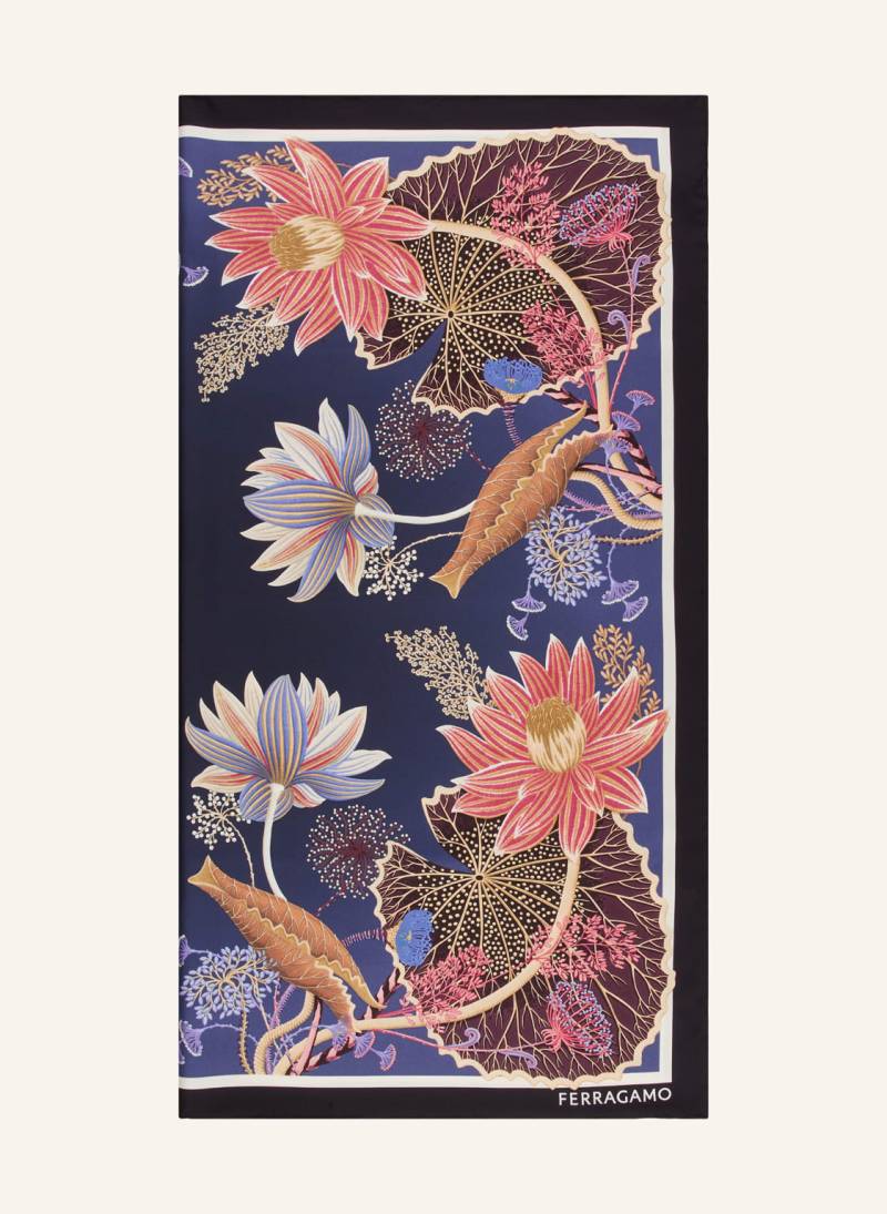 Ferragamo Seidentuch blau von FERRAGAMO