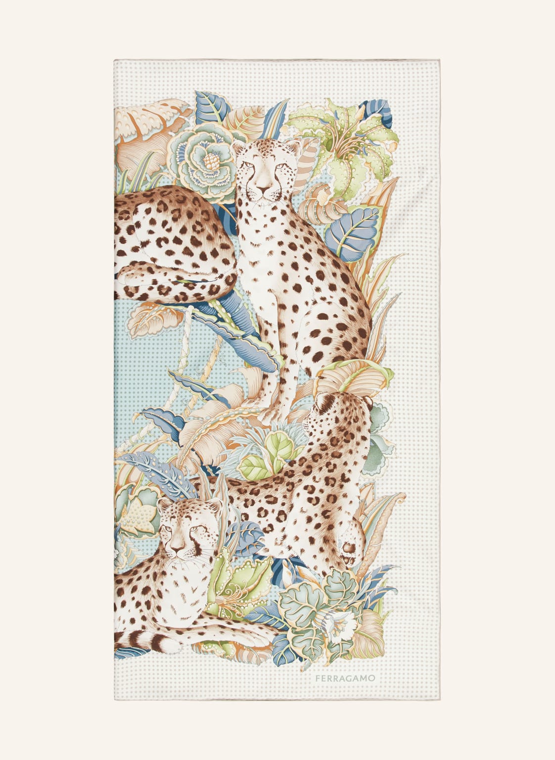 Ferragamo Seidentuch gruen von FERRAGAMO