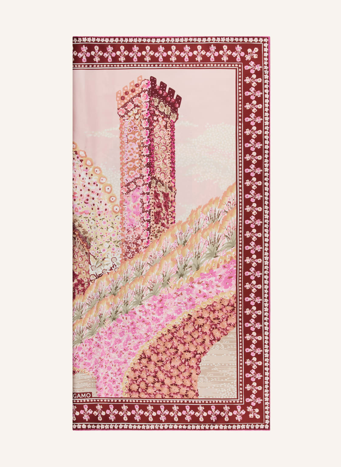 Ferragamo Seidentuch rot von FERRAGAMO