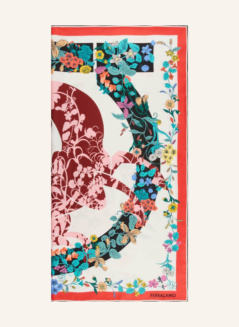 Ferragamo Seidentuch weiss von FERRAGAMO