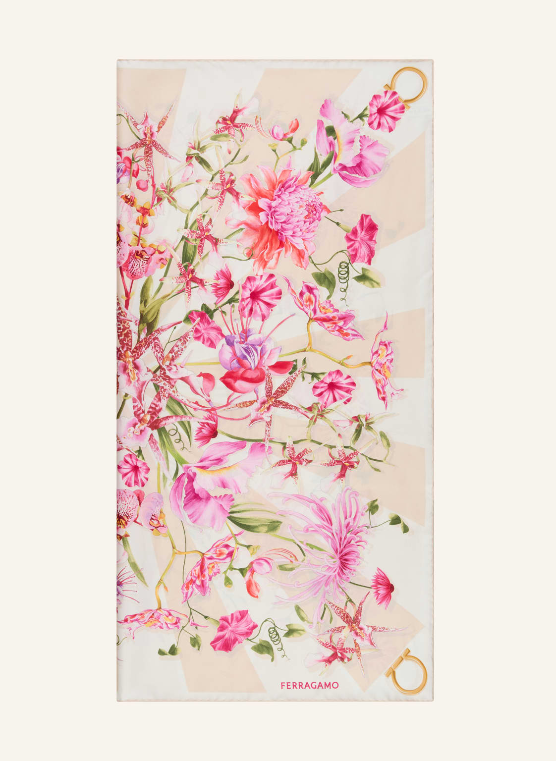 Ferragamo Seidentuch weiss von FERRAGAMO