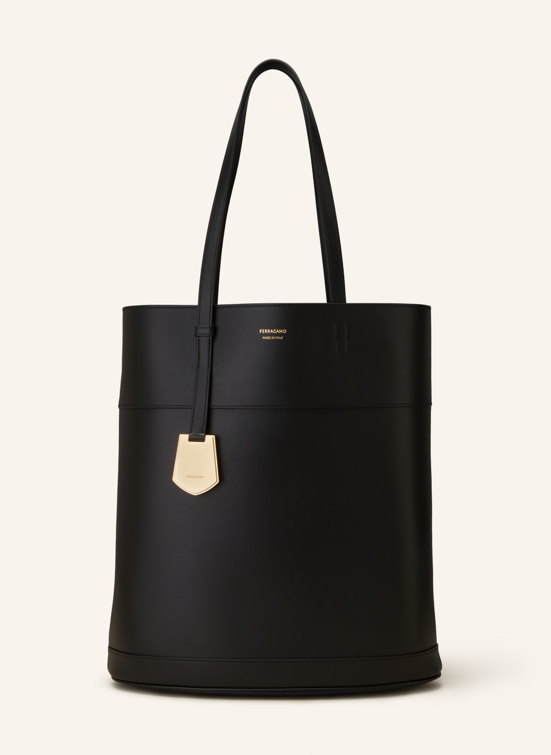 Ferragamo Shopper Charming Tote Mit Pouch schwarz von FERRAGAMO