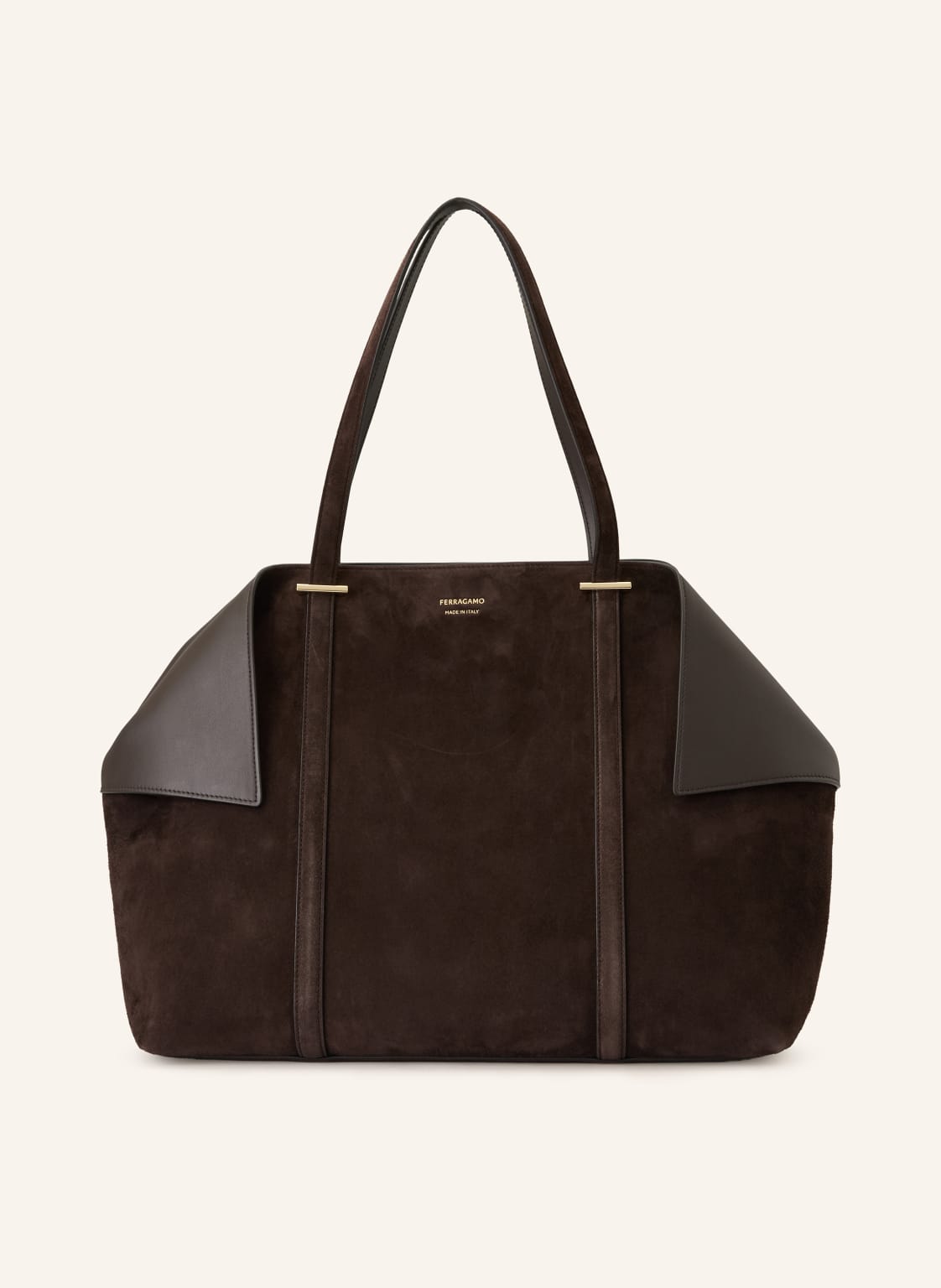 Ferragamo Shopper The Scarf Grainy braun von FERRAGAMO