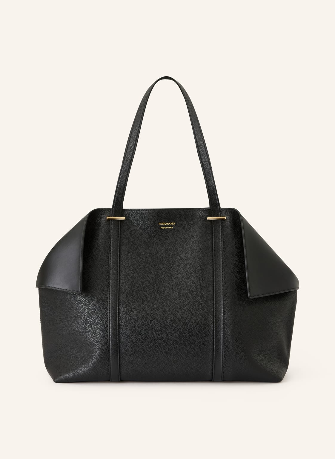 Ferragamo Shopper The Scarf Grainy schwarz von FERRAGAMO