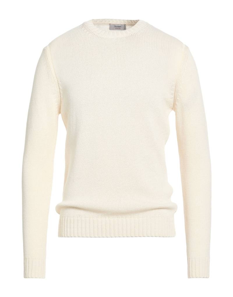 FERRANTE Pullover Herren Elfenbein von FERRANTE