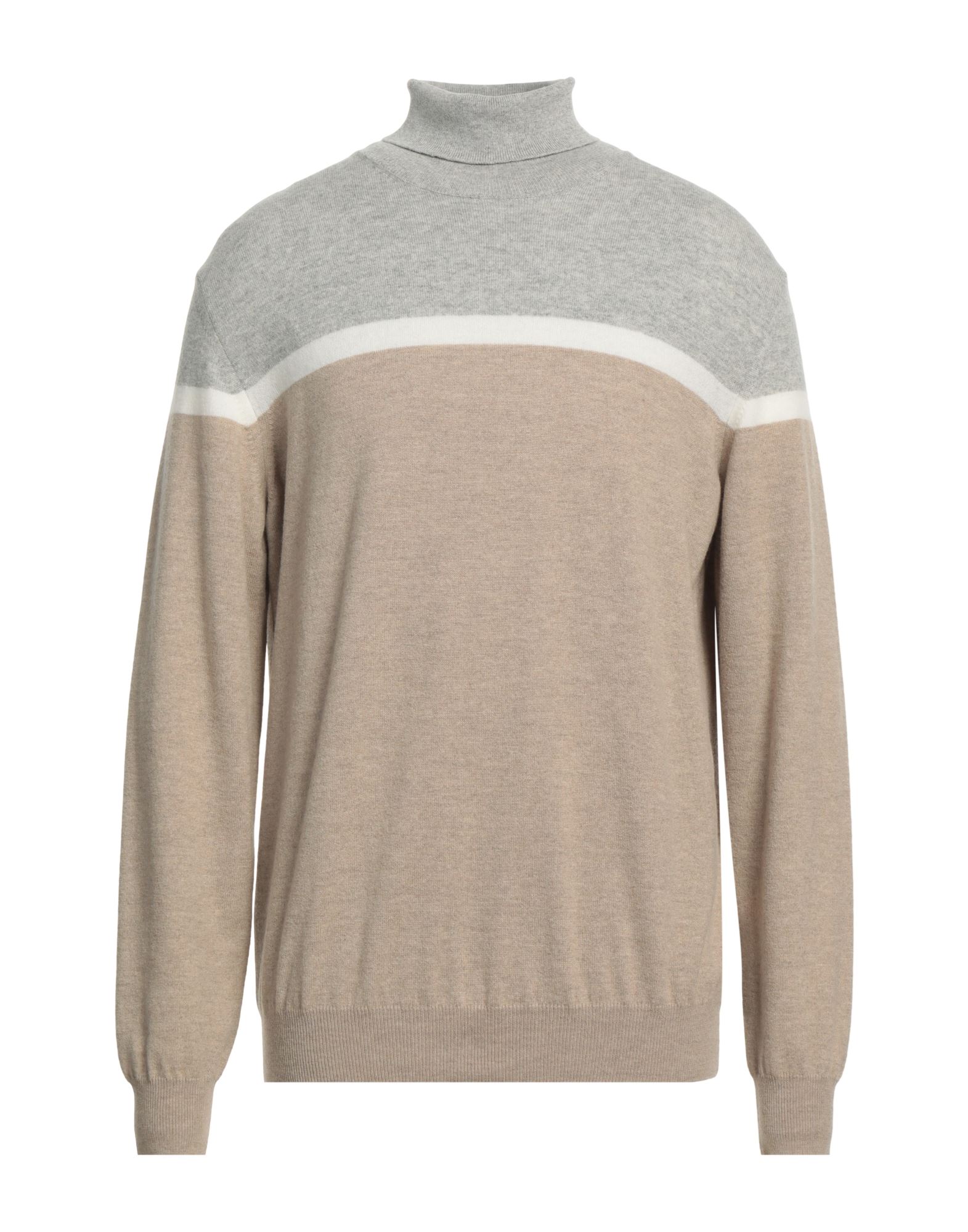 FERRANTE Rollkragenpullover Herren Hellgrau von FERRANTE