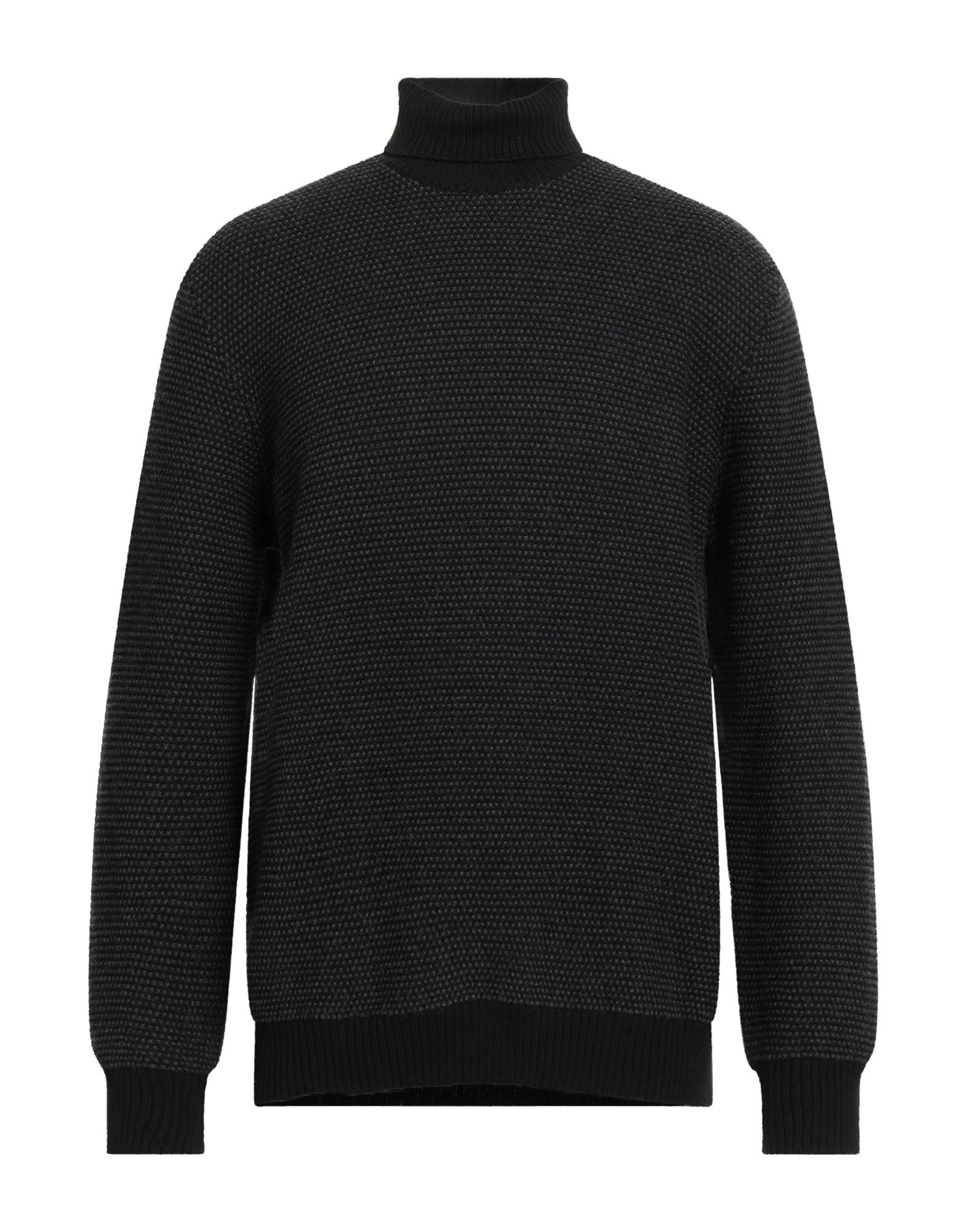 FERRANTE Rollkragenpullover Herren Schwarz von FERRANTE