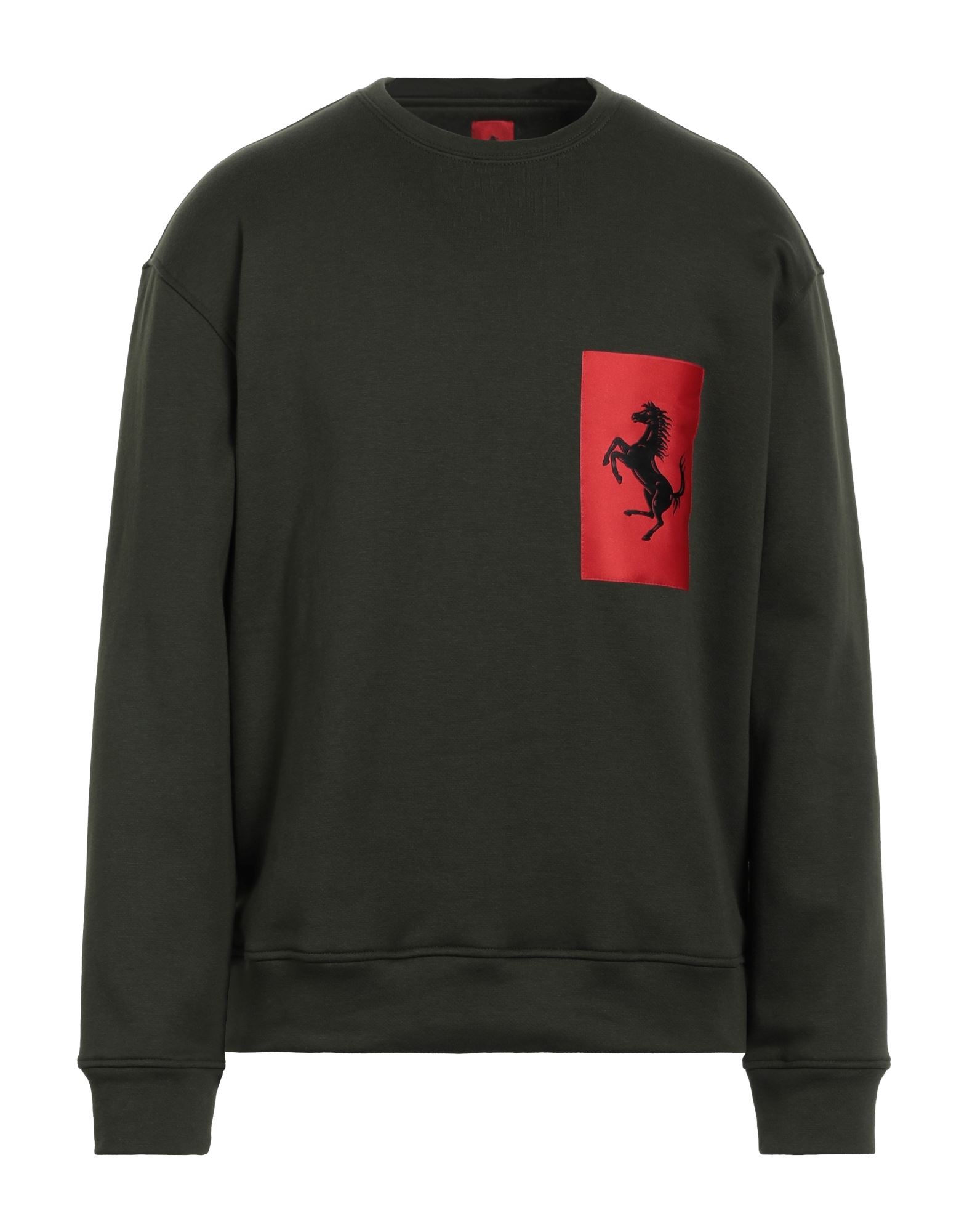 FERRARI Sweatshirt Herren Militärgrün von FERRARI