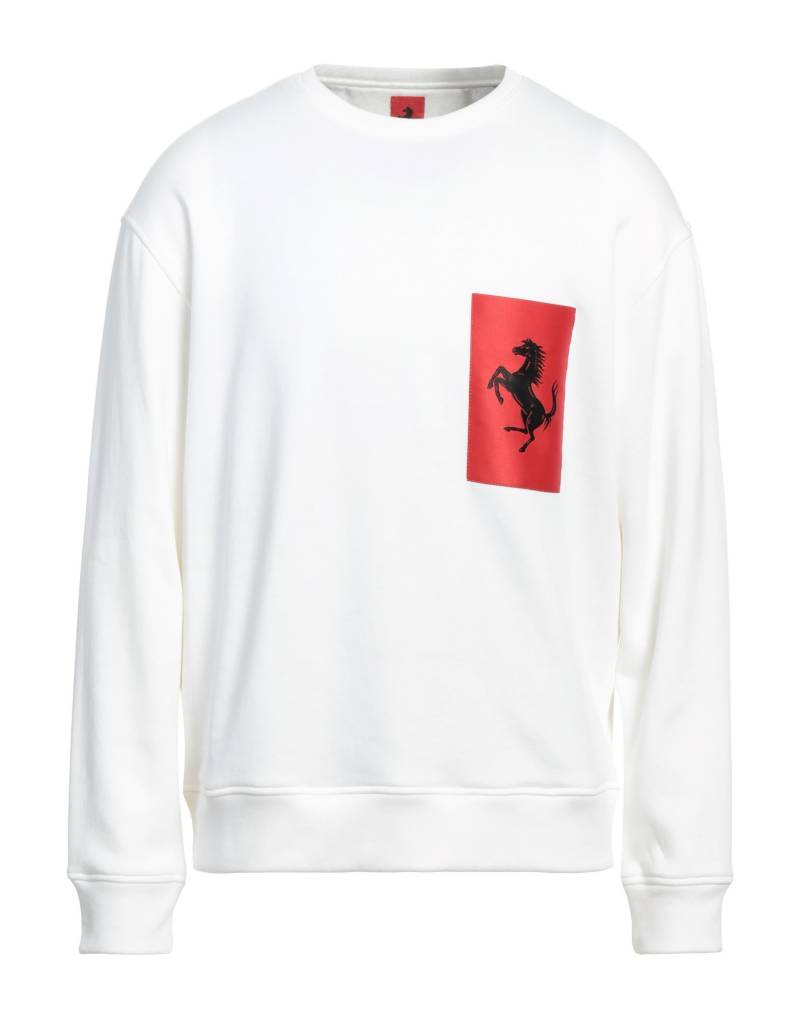 FERRARI Sweatshirt Herren Off white von FERRARI