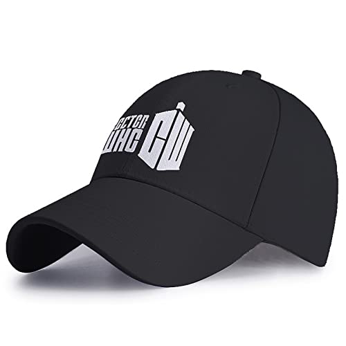 Baseball Cap Herren mit Aufdruck Doc.Tor Who, Stylische Freizeit Verstellbar Baseballkappe, Sonnenschutz Trucker Cap für Männer Frauen-Black||1 Piece Baseball Cap Herren mit Aufdruck Doc.Tor Who, Stylische Freizeit Verstellbar Baseballkappe, Sonnenschutz Trucker Cap für Männer Frauen-Black||1 Piece von FERVEX