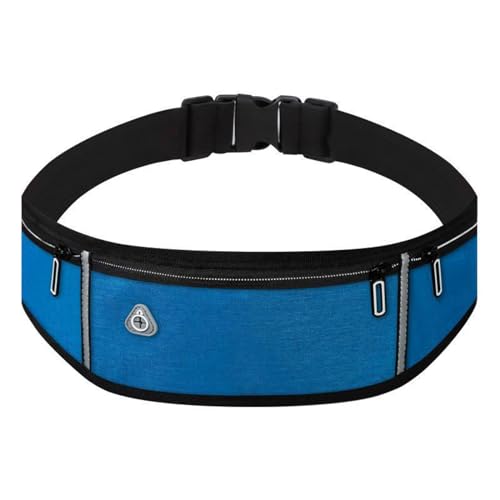 Hüfttasche, Wasserdicht Hüfttasche für Herren und Damen, Handytasche Sport Geldgürtel Wandern (Color : Blue 1, Size : 7.2 Inch) von FERVEX