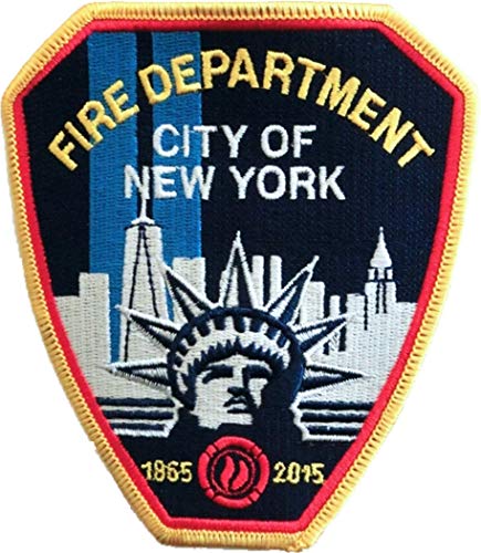 FEUER1 150 Jahre Feuerwehr Fire Dept. New York City 1865-2015 Abzeichen von FEUER1