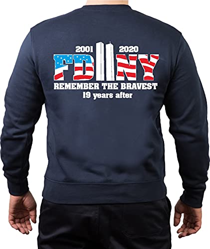 FEUER1 9/11 Sweat 2001-2021 Remember The Bravest 20 Years XL von FEUER1