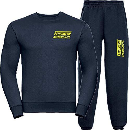 Sweat-Jogginganzug Navy, Feuerwehr ATEMSCHUTZ langes F Neongelb XXL Sweat-Jogginganzug Navy, Feuerwehr ATEMSCHUTZ langes F Neongelb XXL von FEUER1