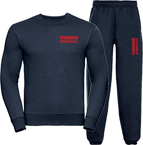 Sweat-Jogginganzug Navy, Feuerwehr ATEMSCHUTZ rot M Sweat-Jogginganzug Navy, Feuerwehr ATEMSCHUTZ rot M von FEUER1