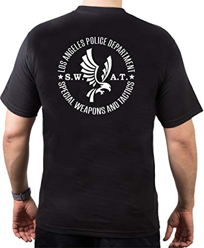 T-Shirt Black, Los Angeles Police Dept. SWAT, California (XL) von FEUER1