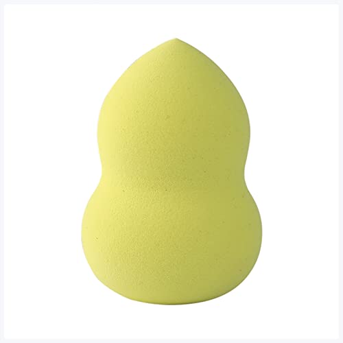 Puderquaste groß Kosmetische Hauch Pulver Glatte Frauen Makeup Foundation Schwamm Schönheit Make-up Werkzeuge & Zubehör Wassertropfen Mischform Puderquaste dreieckig(Gourd yellow) von FEVKFTXF