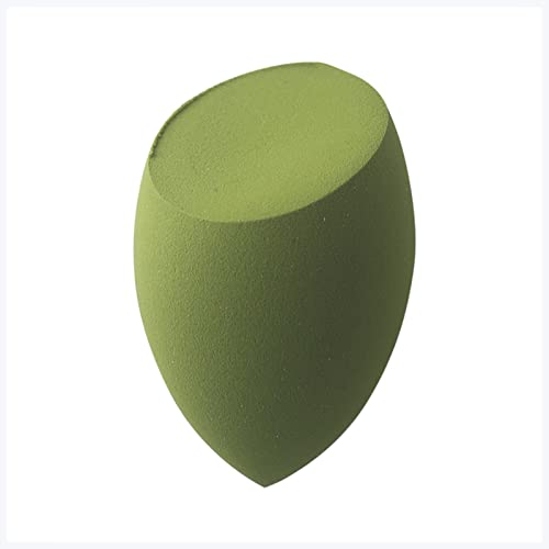 Puderquaste groß Kosmetische Hauch Pulver Glatte Frauen Makeup Foundation Schwamm Schönheit Make-up Werkzeuge & Zubehör Wassertropfen Mischform Puderquaste dreieckig(Miter cut green) von FEVKFTXF