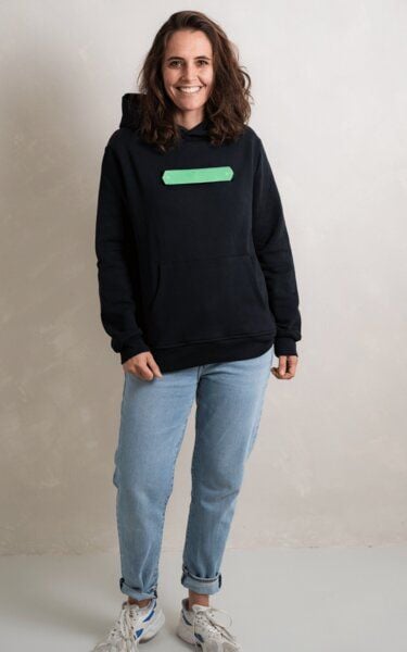 Damen Hoodie 100% Bio-Baumwolle cozy Relaxed fit inkl. einem tauschbaren Label I FÈY von FÈY