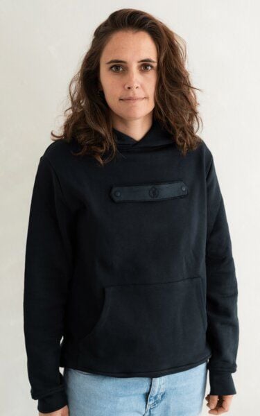 FÈY ESSENTIAL Hoodie für Frauen 100% Bio-Baumwolle, 380G/SM, Made in Portugal von FÈY